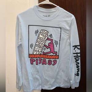 Keith Haring Pisa 89 Mens Small Longsleeve